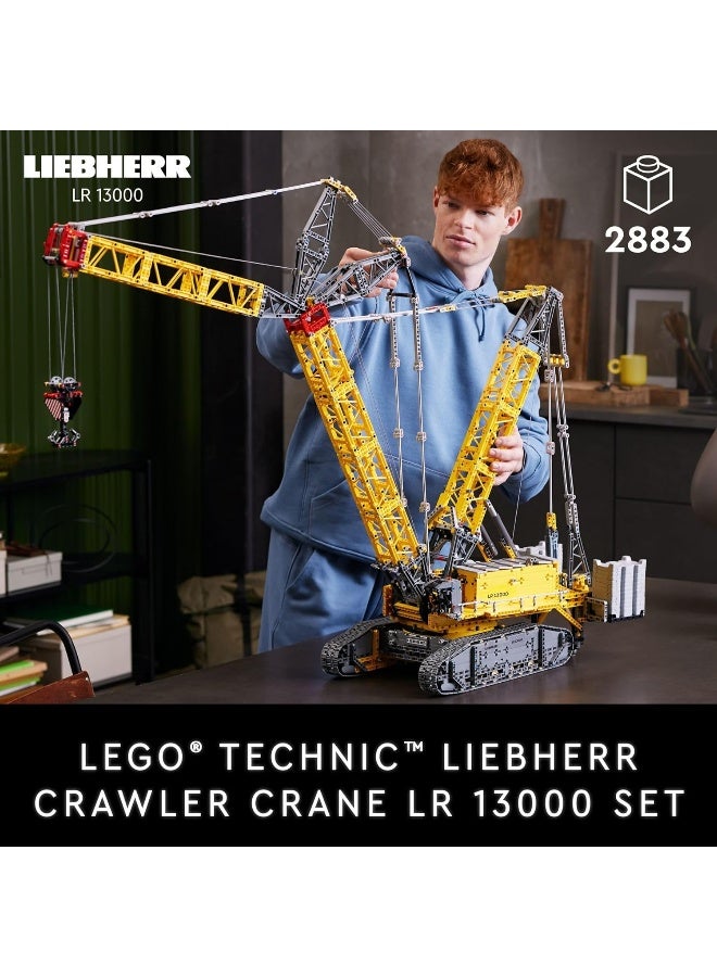 LEGO Technic Liebherr Crawler Crane LR 13000 42146 Advanced Building Kit for Adults