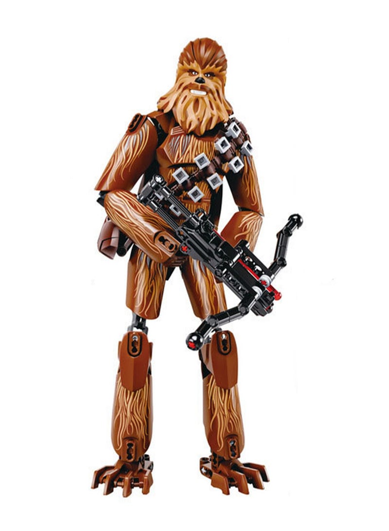 Planet Series Model Building Blocks Small Particles Movable Joints Assembly Toys (Chewbacca)