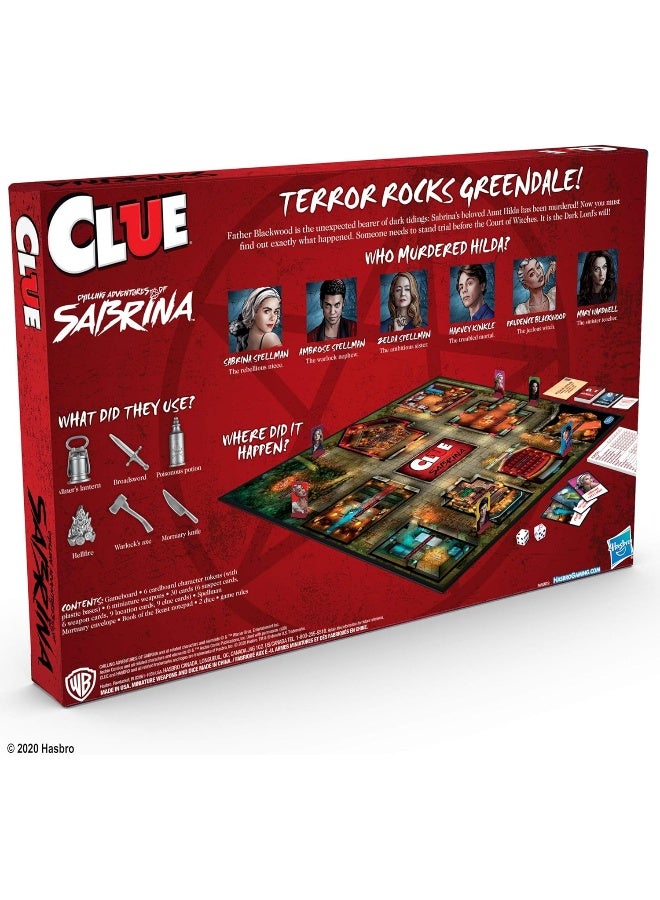 Hasbro Gaming Clue: Chilling Adventures of Sabrina Edition Board Game