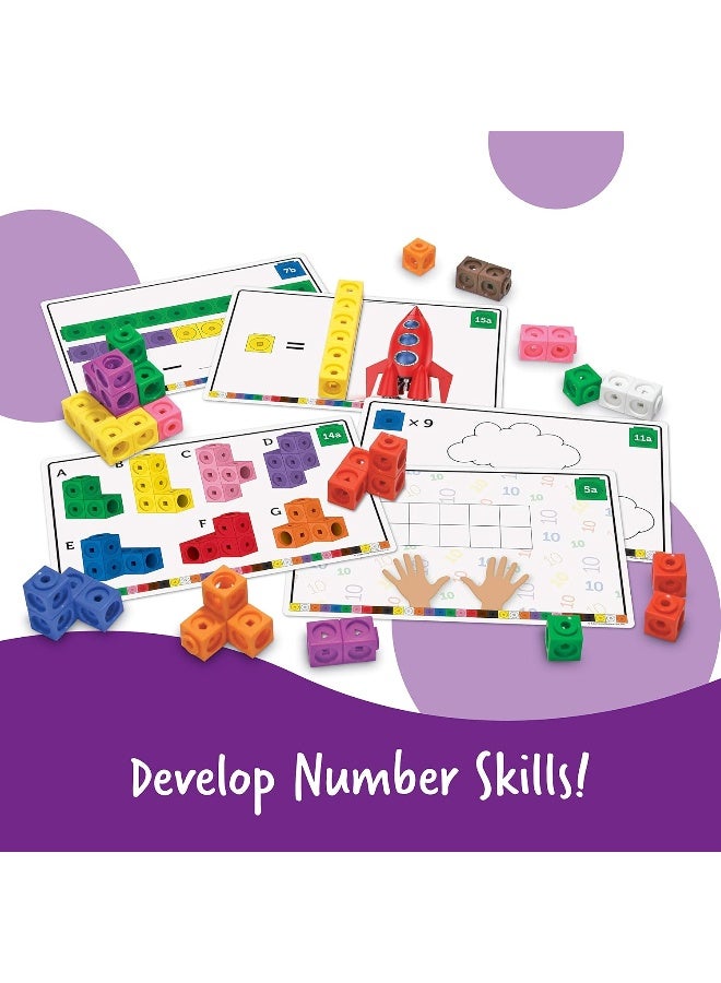 Learning Resources MathLink Cubes Early Math Activity Set - 115 Pieces