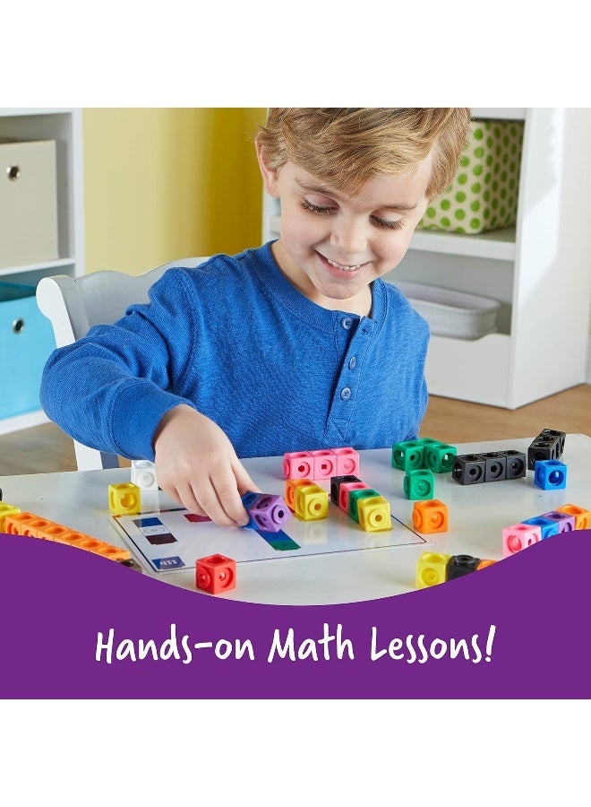 Learning Resources MathLink Cubes Early Math Activity Set - 115 Pieces