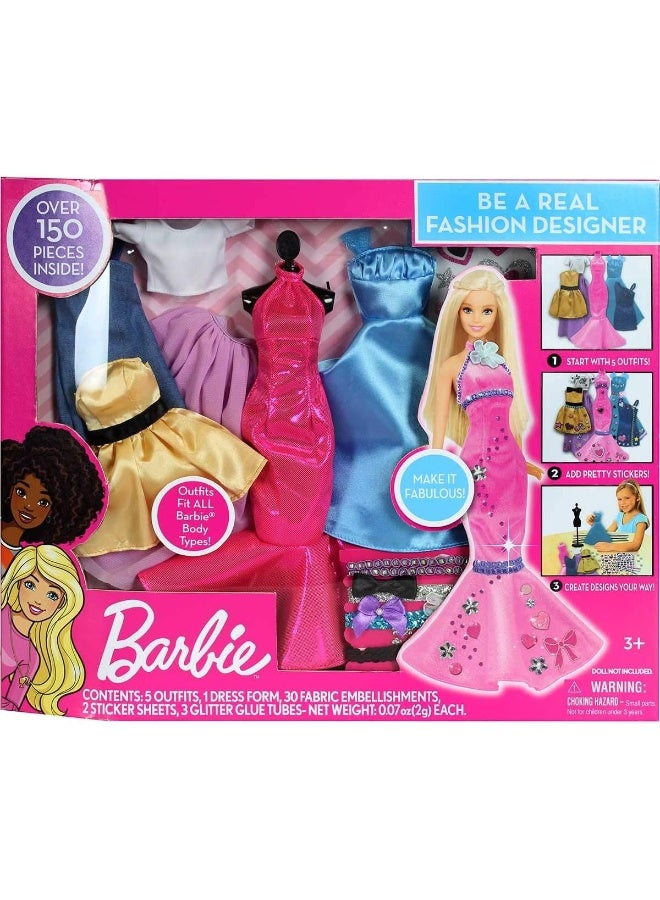 Barbie Be a Fashion Designer Doll Dress Up Kit