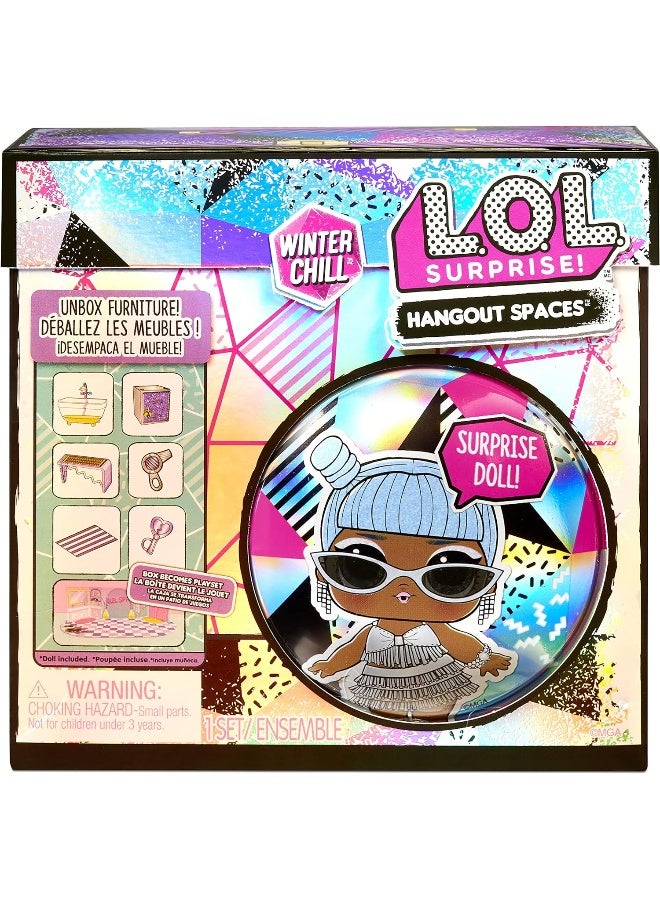LOL Surprise Winter Chill Furniture Playset - 10+ Surprises and Accessories, Collectible Toy for Kids Ages 4-7+