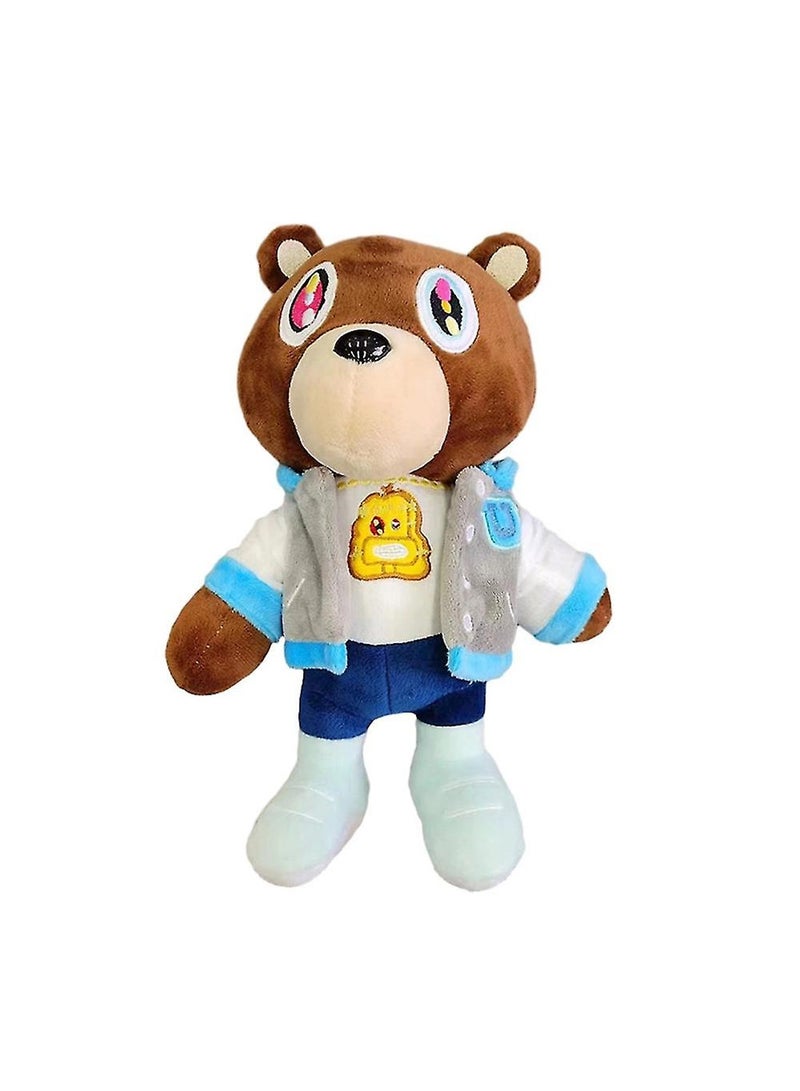 Western Graduation Kanye Teddy Bear Plush Doll Gift Stuffed Animal Toy