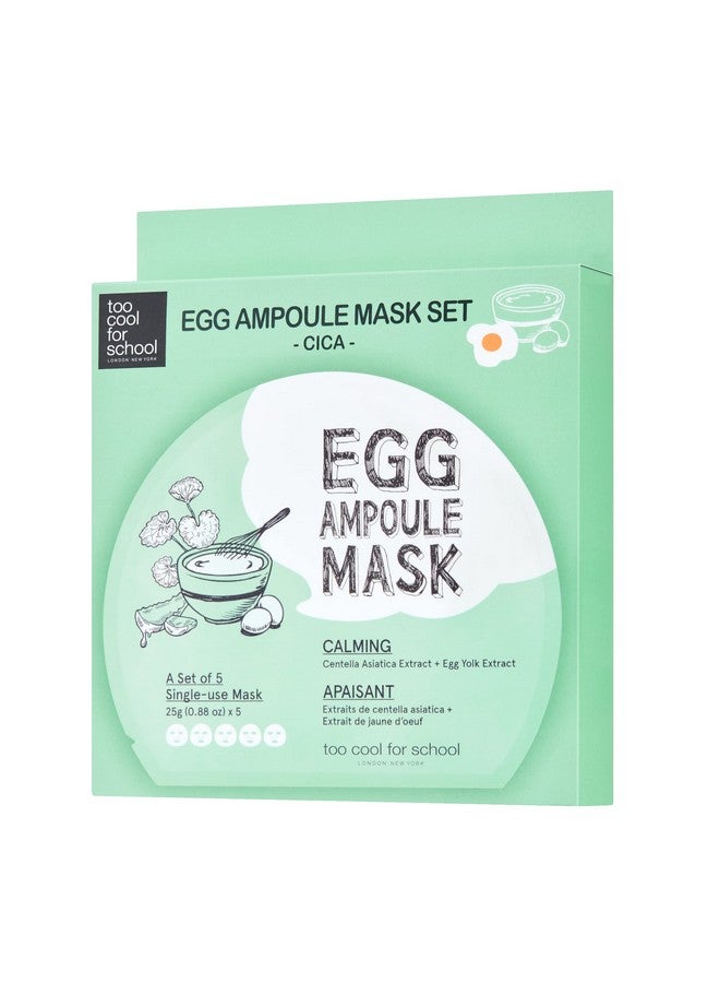 Egg Ampoule Mask Cica Set (5 Sheets)