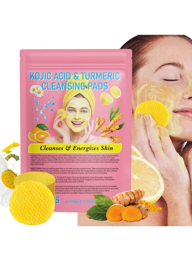 Kojic Acid And Turmeric Cleansing Pads 40 Count Turmeric And Kojic Acid Pads Turmeric Cleansing Pads For Face