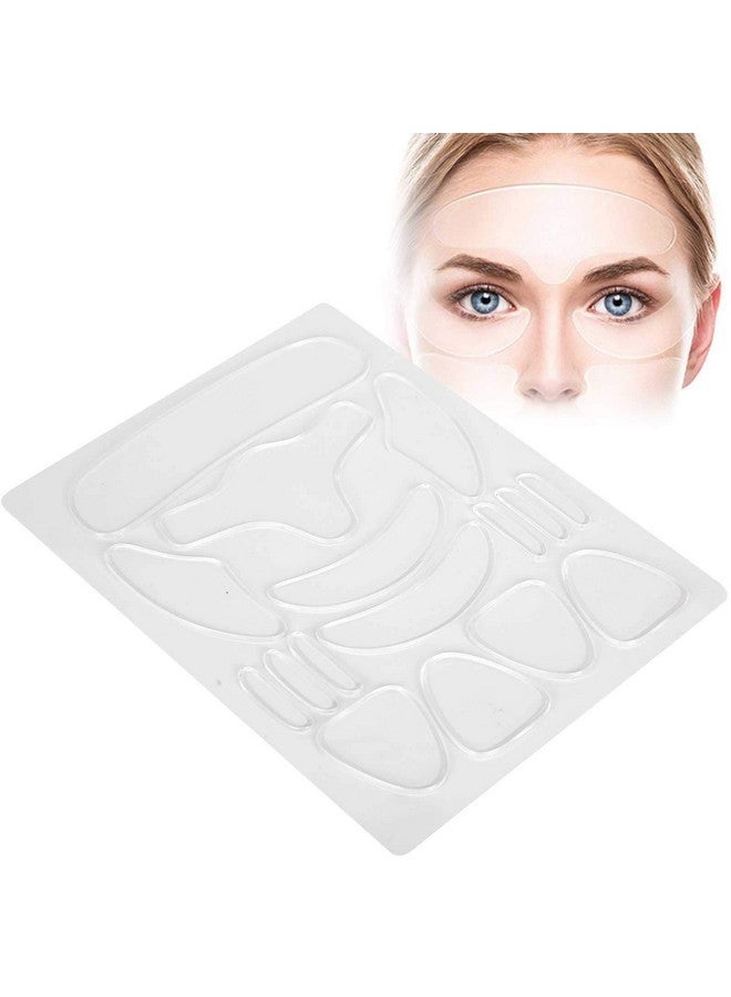 16Pcs Face Lifting Tape Reusable Lifting Stripes Silicone Plasters Wrinkle Patches Face Anti Wrinkle Patch For Eyes Mouth Forehead Chin