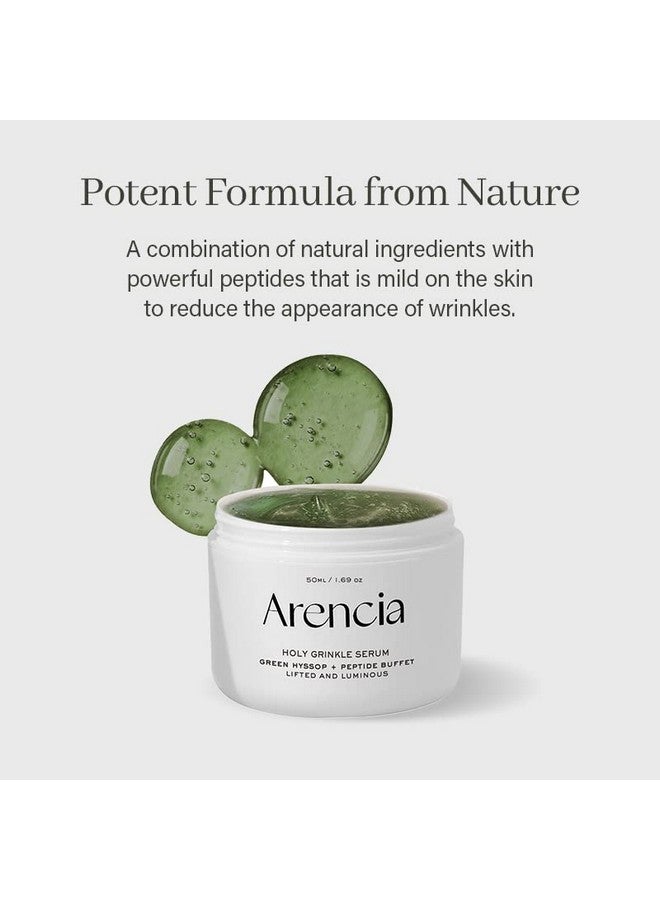 Holy Grinkle Serum Glowy Hydrating & Antiaging Serum For Younger Looking Skin A Peptide Buffet Rich With Vitamin A C E Sulfatefree Parabenfree