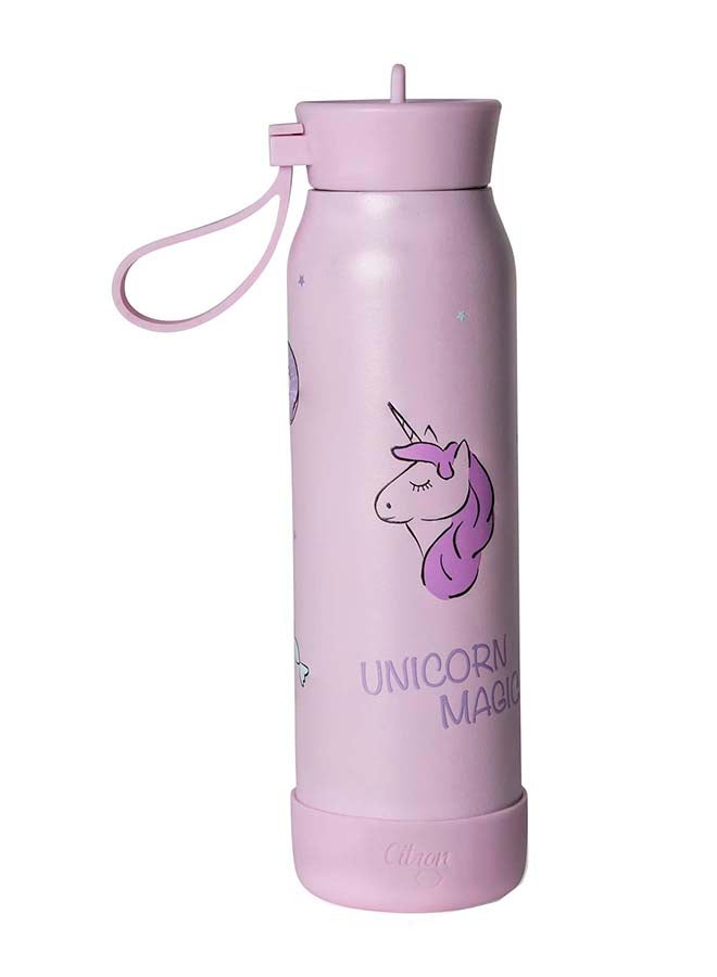 SS Water Bottle 350 ML - Stormy Unicorn