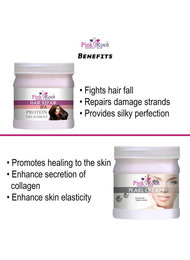 Hair Repair Spa Cream 500Gm With Pearl Cream 500Gm