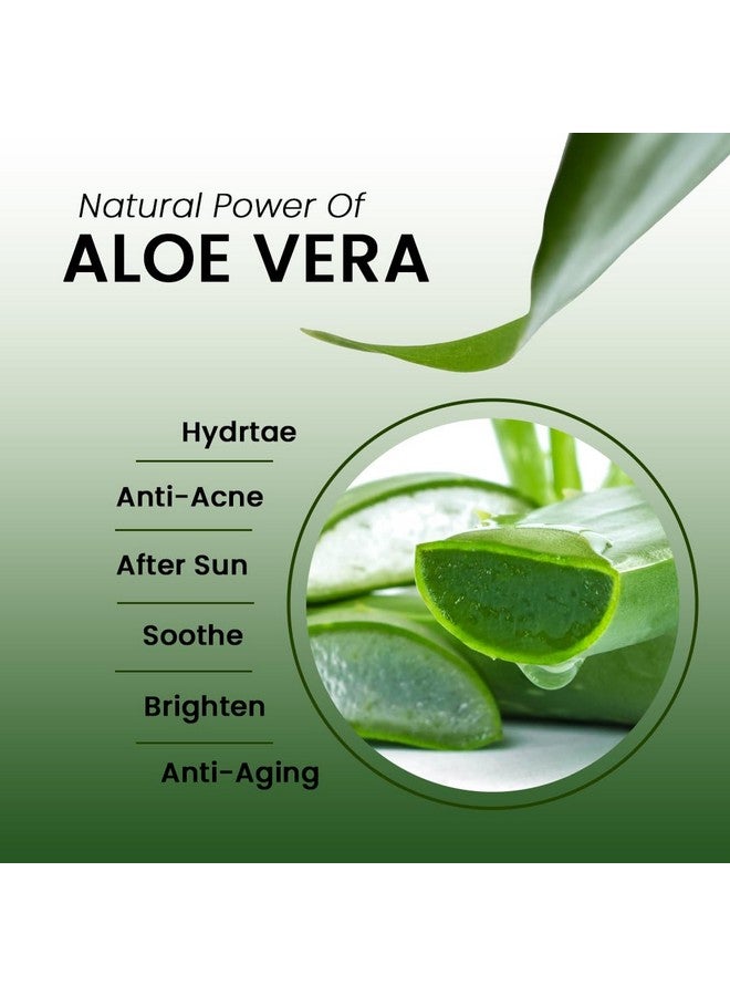 Aloe Vera Gel For Face With Pure Aloe Vera & Vitamin E For Skin And Hair 200Ml (No Alcohol Chemical & Paraben Free)