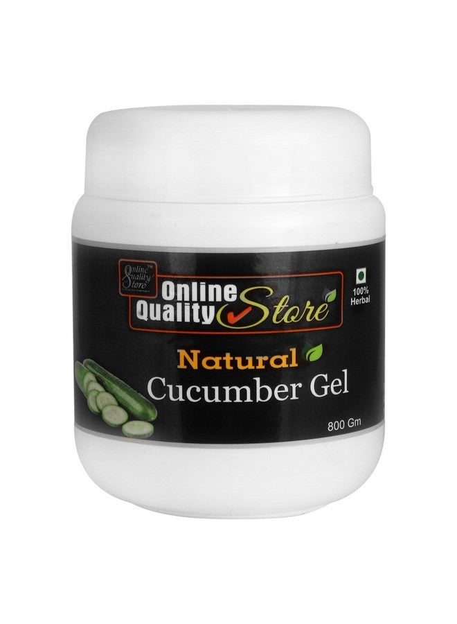 Organic Cucumber Gel Organic Nontoxic Aloe Vera Gel For Acne Scars Glowing & Radiant Skin Treatment(800G Pack Of 1)