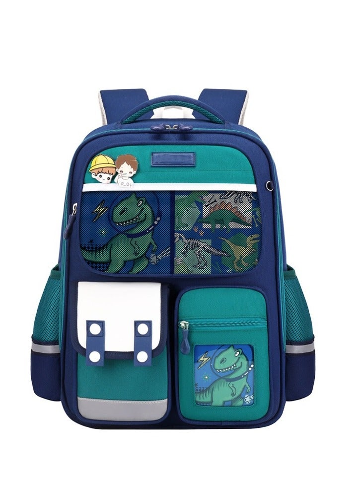 Kids School Backpack Large Capacity School Bag Toddler Waterproof Lightweight Kids Backpack with Ergonomic Design, Adjustable Padded Straps Book Bag with Back Reflective Strip for Kids Grades 1-6