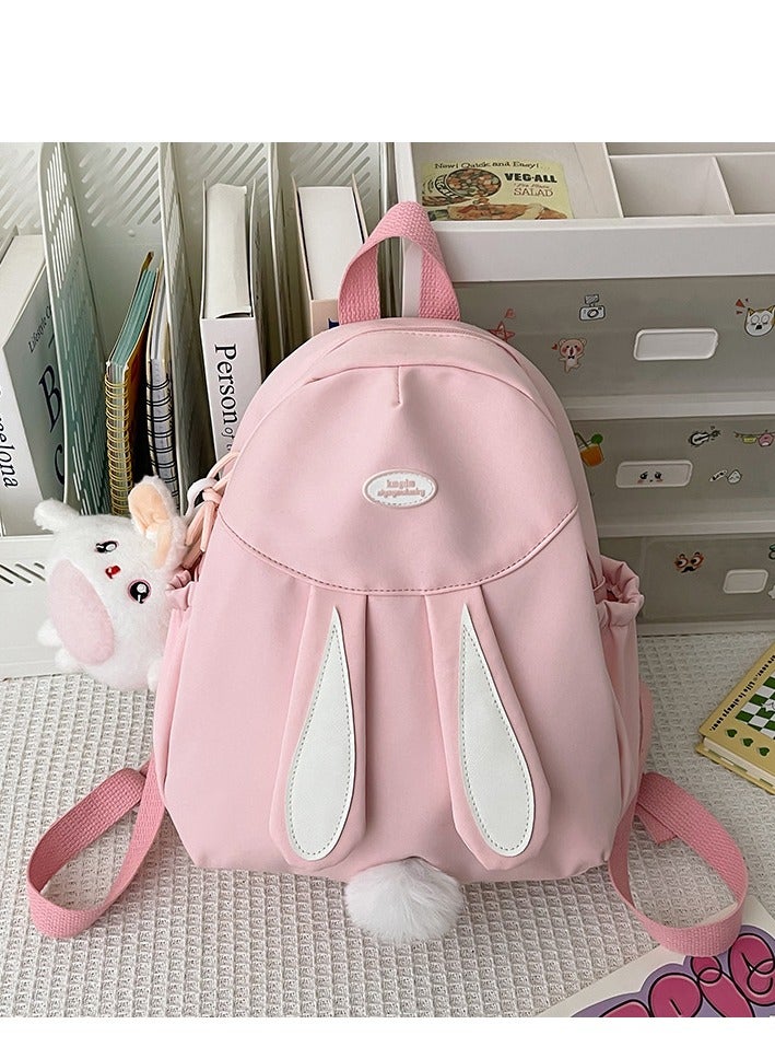 Cute Rabbit Backpack for middle school student Book bag for Girls