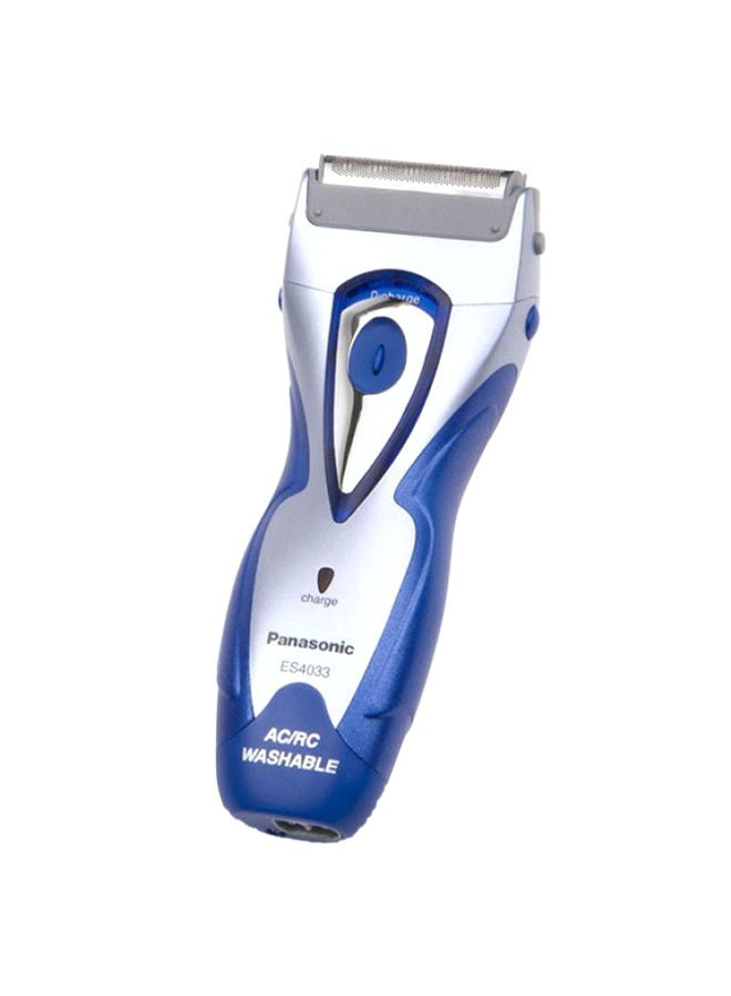Wet And Dry Shaver Silver/Blue