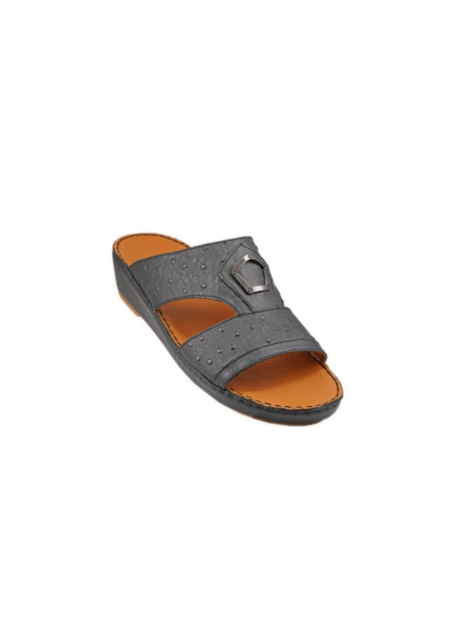 008-2849 Barjeel Uno Mens Arabic Sandals 18100 Black