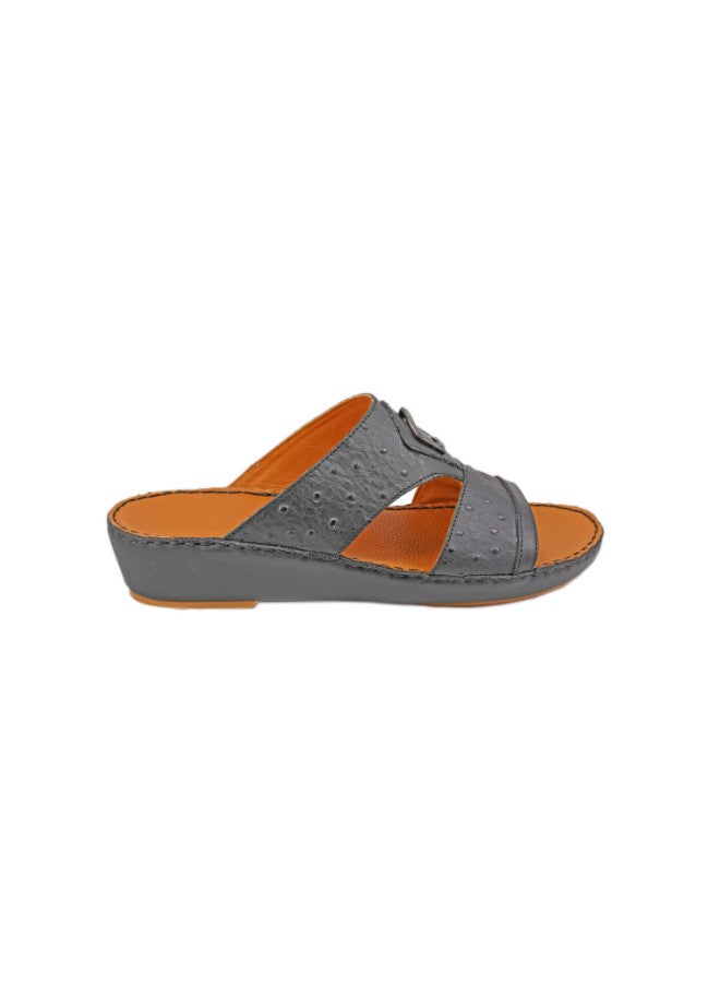 008-2849 Barjeel Uno Mens Arabic Sandals 18100 Black