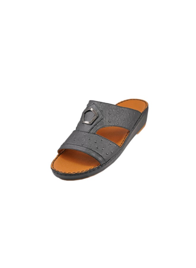 008-2849 Barjeel Uno Mens Arabic Sandals 18100 Black