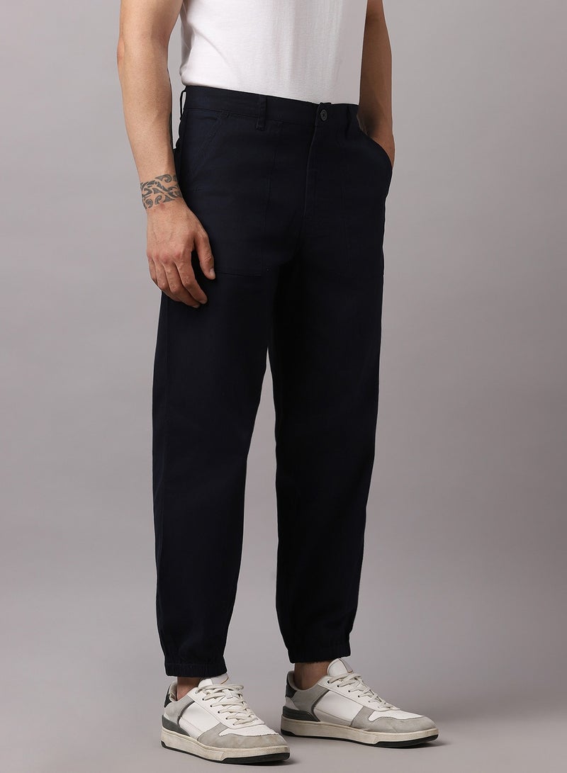 Men Mid-Rise Smart Easy Wash Joggers