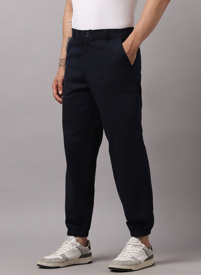 Men Mid-Rise Smart Easy Wash Joggers