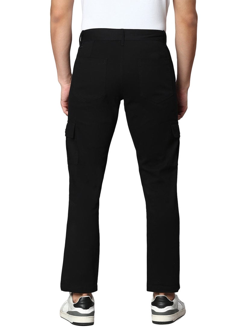 Men Easy Wash Cargo Trousers