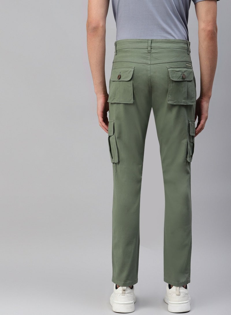 Men Slim Fit Cargos Trousers