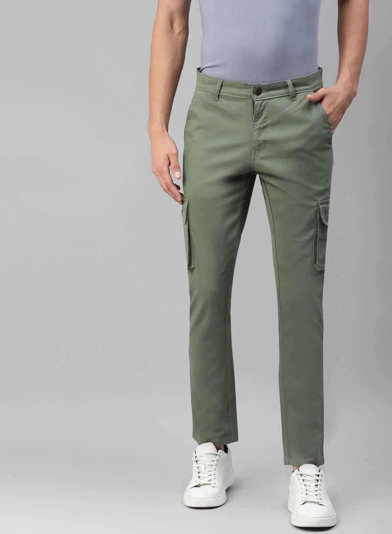 Men Slim Fit Cargos Trousers