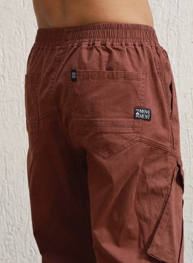 Men Brown Trousers