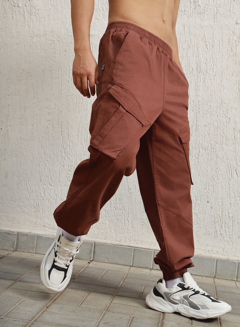 Men Brown Trousers