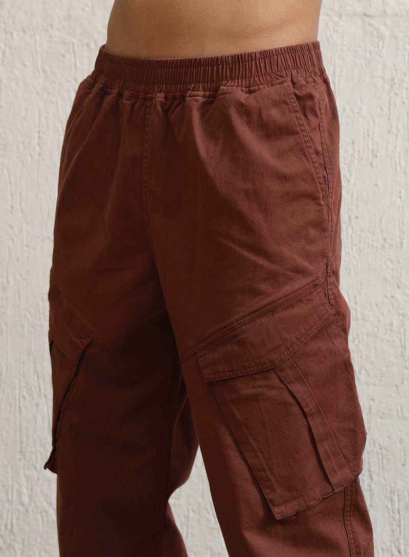 Men Brown Trousers