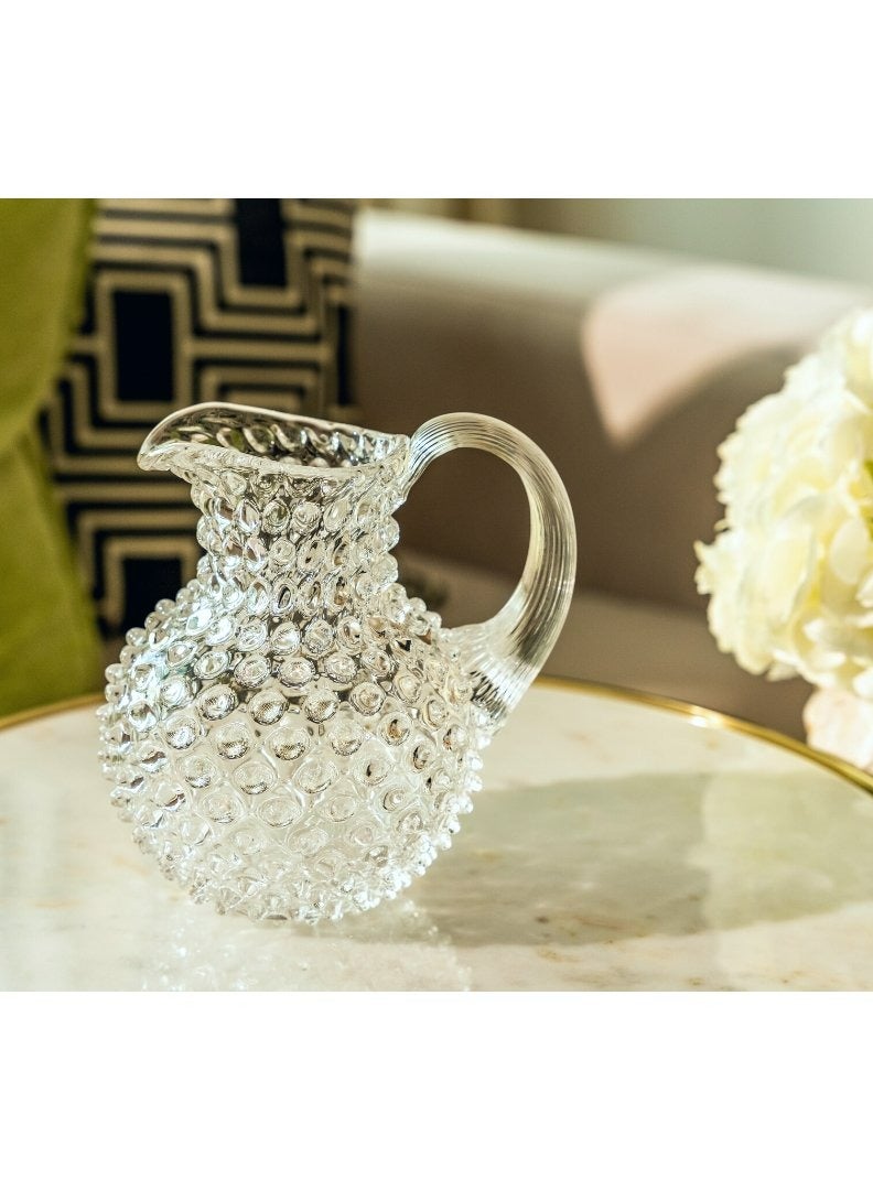 Crystal Hand-blown Creamer Jug - Elegance for Your Tea Time