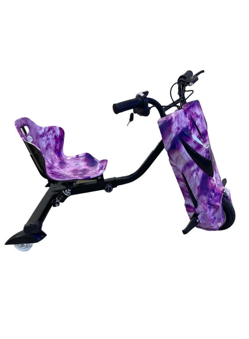 Shard 36V Drifting Scooter 3 Wheel Electric Scooter - 3 Lights - Shock Absorber Safety Gears Speed Up To 20KM/h Driving Modes- Bluetooth- Speaker mix color 1