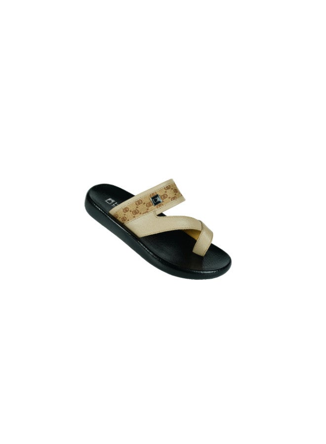 008-3582 Barjeel Uno Boys Arabic Sandals B-63014 Beige