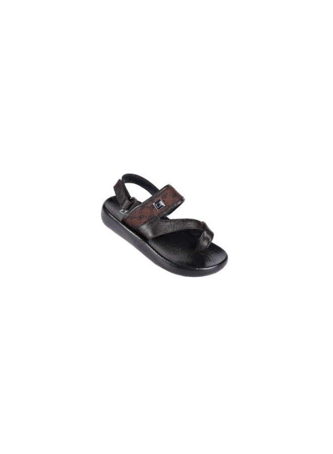 008-3581 Barjeel Uno Boys Arabic Sandals B-63014 Brown