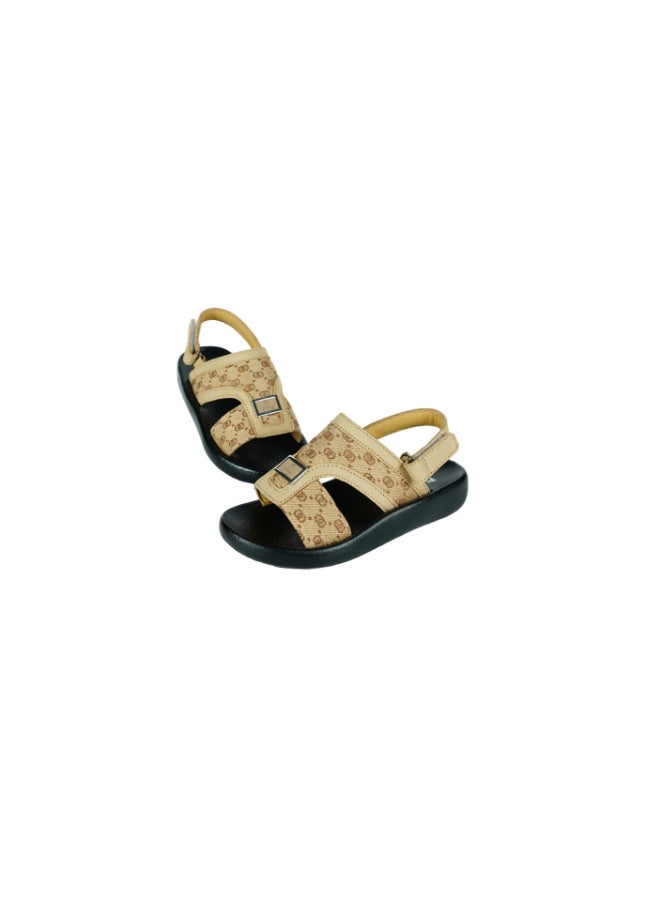 008-3578 Barjeel Uno Boys Arabic Sandals B-63102 Beige