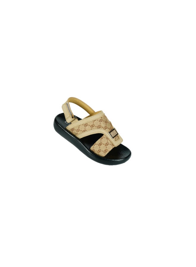 008-3578 Barjeel Uno Boys Arabic Sandals B-63102 Beige