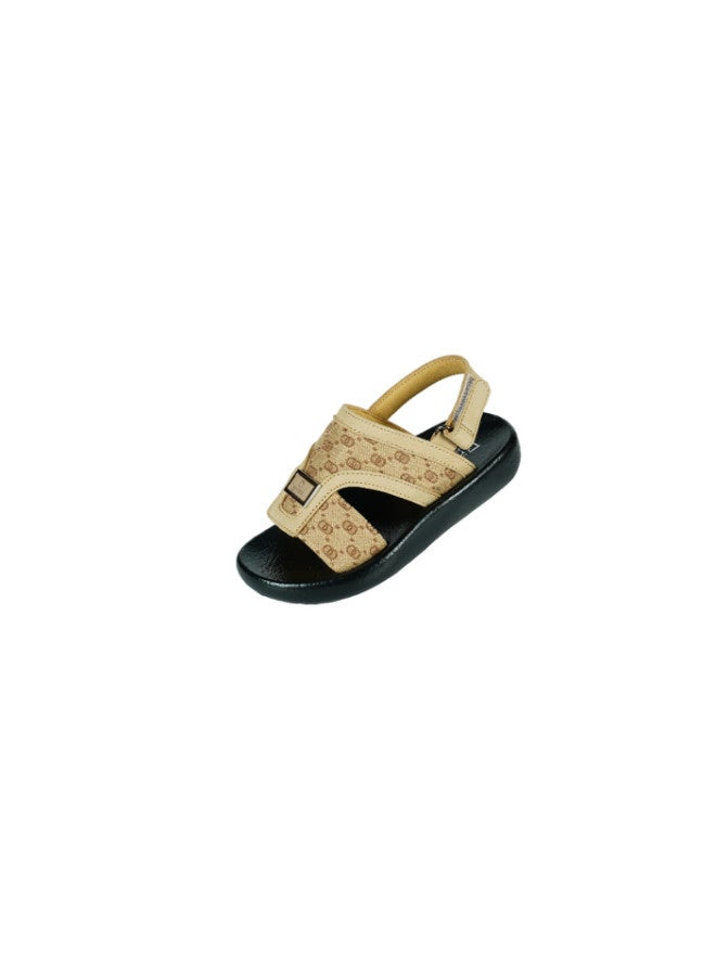 008-3578 Barjeel Uno Boys Arabic Sandals B-63102 Beige