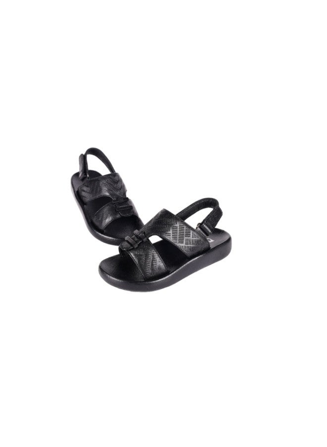 008-3572 Barjeel Uno Boys Arabic Sandals B-63073 Black