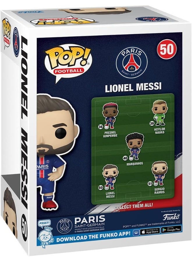 Funko Pop! Football: PSG - Lionel Messi - Paris Saint-Germain - Collectable Vinyl Figure - Gift Idea - Official Merchandise - Toys for Kids & Adults - Sports Fans - Model Figure for Collectors