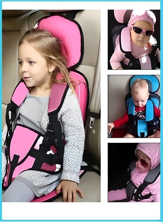 High-quality Skin-friendly, Breathable, And Convenient Baby Car Seat Safety Kids Portable Carrier Booster Seat Chair in Car / Portable baby safety Car Seat Thickening Cotton Seats Realeos Grey