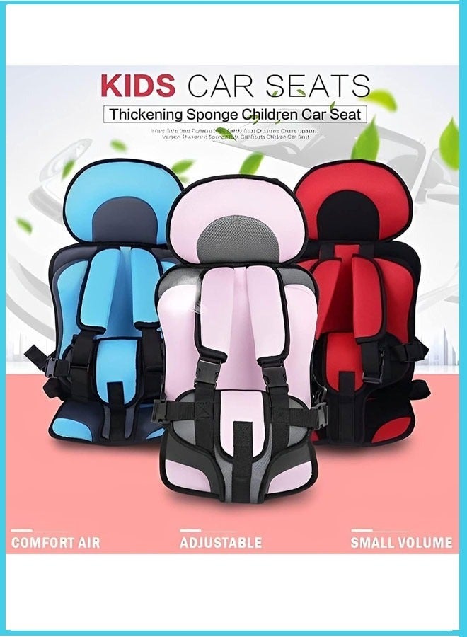 High-quality Skin-friendly, Breathable, And Convenient Baby Car Seat Safety Kids Portable Carrier Booster Seat Chair in Car / Portable baby safety Car Seat Thickening Cotton Seats Realeos Grey