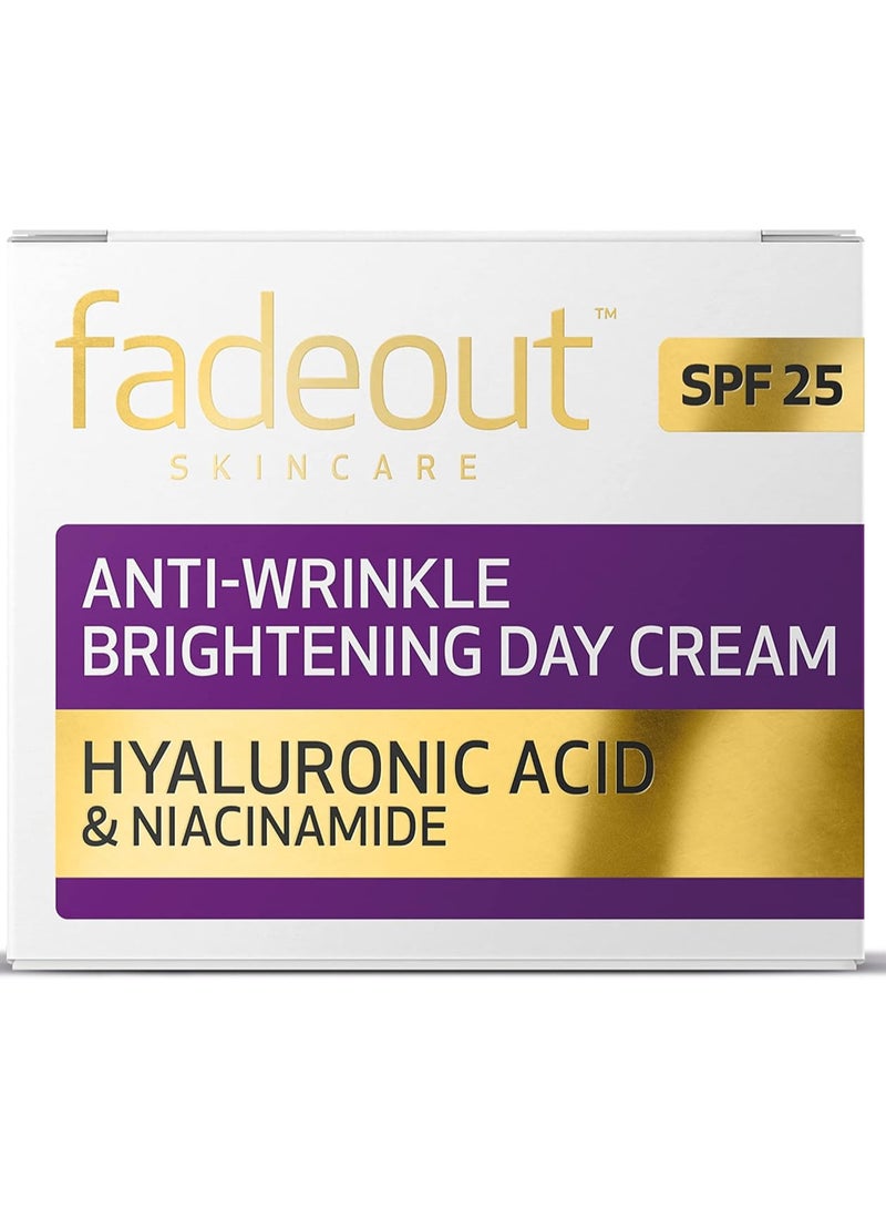 Anti-Wrinkle Whitening Day Cream SPF25 With Hyaluronic Acid & Niacinamide For Bright, Radiant And Youthful Complexion 50ml