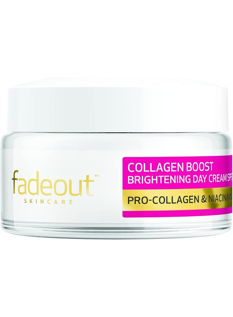 Collagen Boost Whitening Day Cream SPF25 With Pro-Collagen & Niacinamide Help Boost For Firmer, Plumper & Healthy Looking Skin 50ml