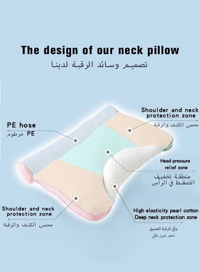 Baby Nursing Sleeping Pillow, Children's Spine Protection Pillows for Boys and Girls, Toddlers Breathable Lightweight Shaping Pillow Multifunctional Infant Head Support for Kids Infants Superhigh Qua