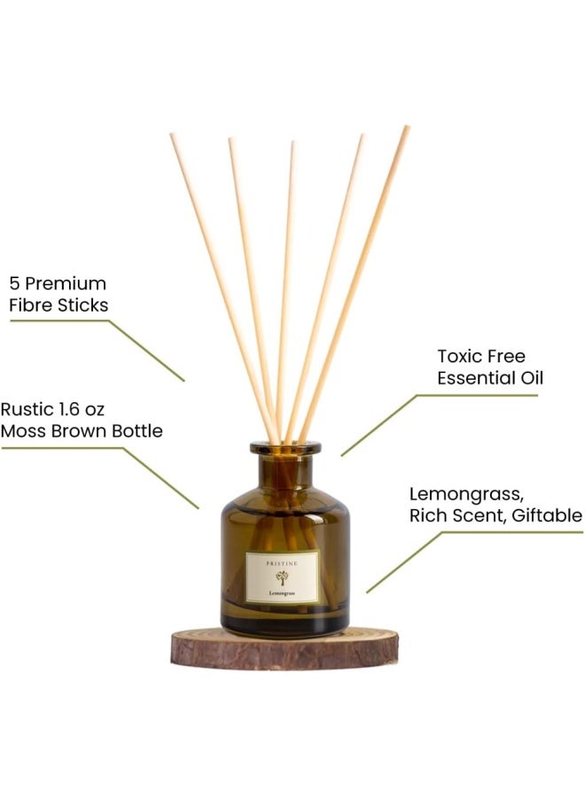 Lemongrass Fragrance Diffuser Aromatherapy Scented Oil Diffuser Sticks Reed Diffuser Set Scented Sticks Diffuser