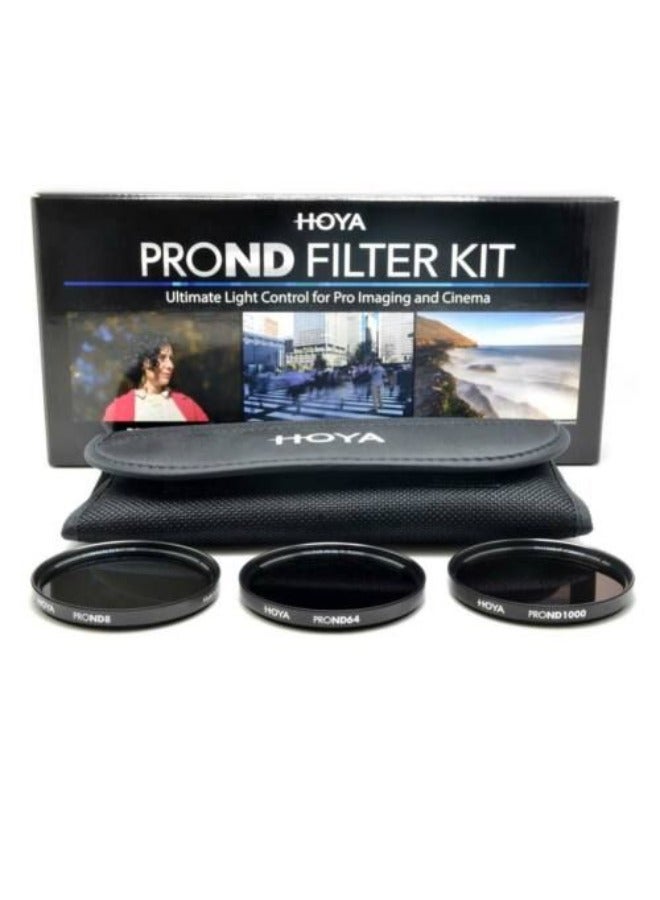 Hoya 77mm Pro ND 3-Filter Kit ND8-ND64-ND1000