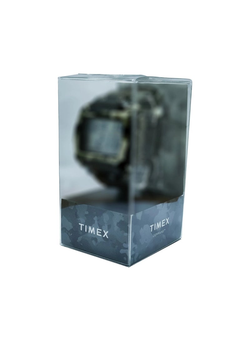 Timex Resin Digital Men's Watch With Black Resin TW5M18200