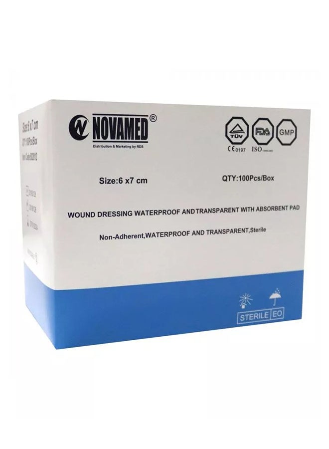 Novamed Transparent Water Resist 6X7 Sterile 100S (802012)