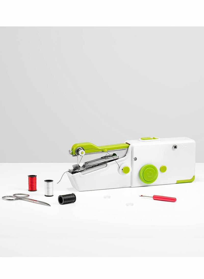 Sewing Machine Mini Handle Portable Handheld with Kit Quick Repairing Tool for Home