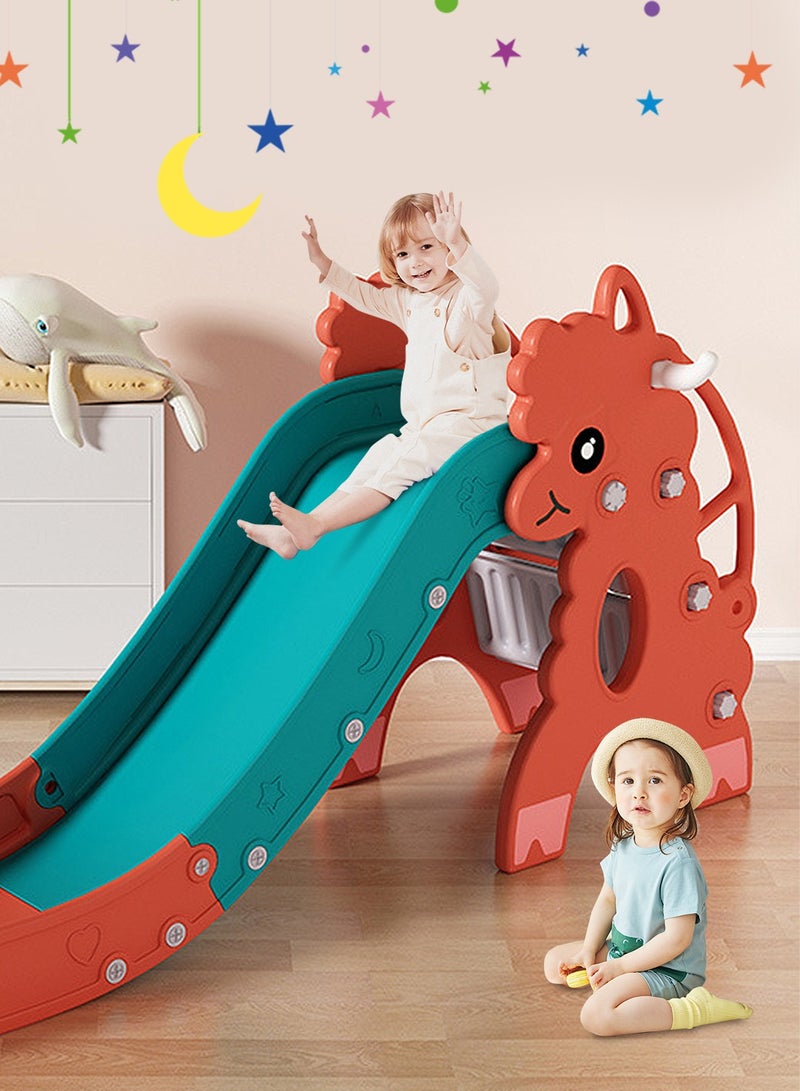 Child Slide Kids Slide Indoor Home Babywith Enhanced Safety Features - Sturdy Construction Anti-Slip Cushioning and 360° Smooth Design for Optimal Protection Folding Slide